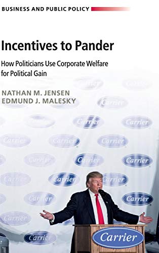 Beispielbild fr Incentives to Pander: How Politicians Use Corporate Welfare for Political Gain (Business and Public Policy) zum Verkauf von Cambridge Rare Books