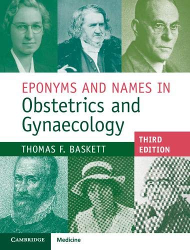 Beispielbild fr Eponyms and Names in Obstetrics and Gynaecology zum Verkauf von Blackwell's