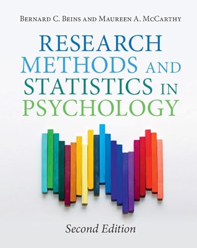 9781108423113: Research Methods and Statistics in Psychology