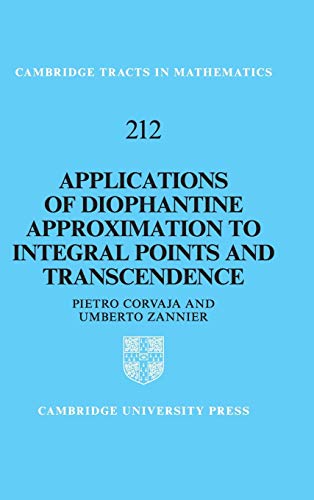 Stock image for Applications of Diophantine Approximation to Integral Points and Transcendence for sale by Books Puddle