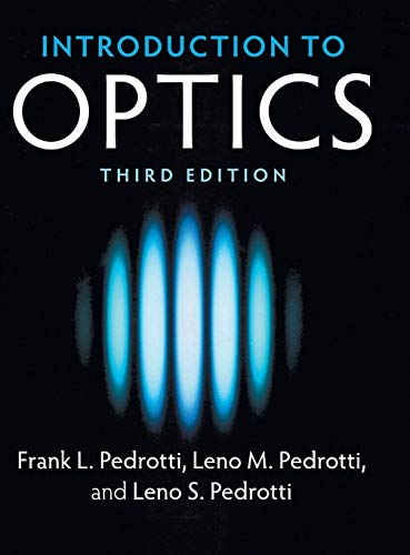 Beispielbild fr Introduction to Optics zum Verkauf von BooksRun