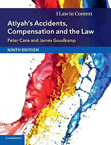 Stock image for Atiyah's Accidents, Compensation and the Law (Law in Context) for sale by Bahamut Media