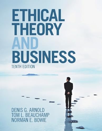 Imagen de archivo de Ethical Theory and Business a la venta por AMM Books