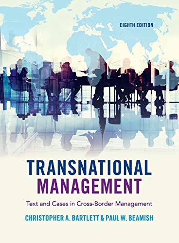 Stock image for Transnational Management: Text and Cases in Cross-Border Management for sale by medimops