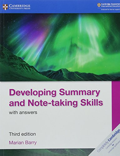 Beispielbild fr Developing Summary And Note-Taking Skills With Answers (Cambridge International Igcse) zum Verkauf von WorldofBooks
