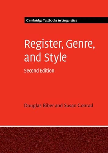 Imagen de archivo de Register, Genre, and Style (Cambridge Textbooks in Linguistics) a la venta por Bookmans