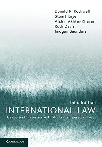 Beispielbild fr International Law: Cases and Materials with Australian Perspectives zum Verkauf von Cambridge Rare Books