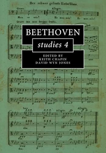 Beispielbild fr Beethoven Studies 4 (Cambridge Composer Studies) zum Verkauf von GF Books, Inc.