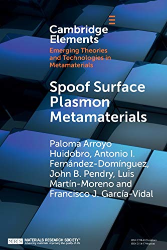 Beispielbild fr Spoof Surface Plasmon Metamaterials zum Verkauf von Revaluation Books