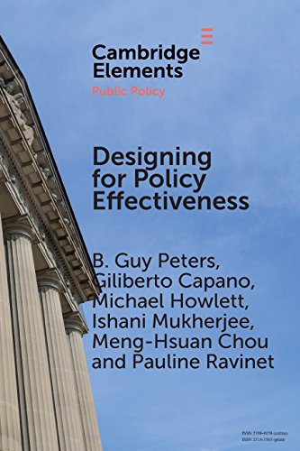 9781108453110: Designing for Policy Effectiveness: Defining and Understanding a Concept (Elements in Public Policy)
