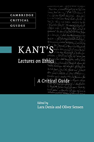 Stock image for Kant's Lectures on Ethics: A Critical Guide (Cambridge Critical Guides) for sale by Lucky's Textbooks