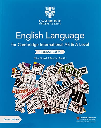 Stock image for Cambridge International as and a Level English Language Coursebook for sale by ThriftBooks-Dallas