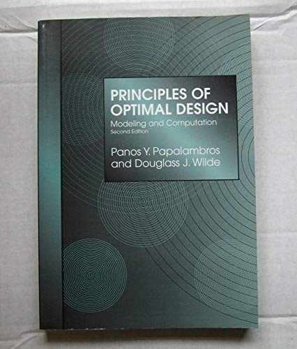 9781108461771: Principles Of Optimal Design, 3Rd Edition