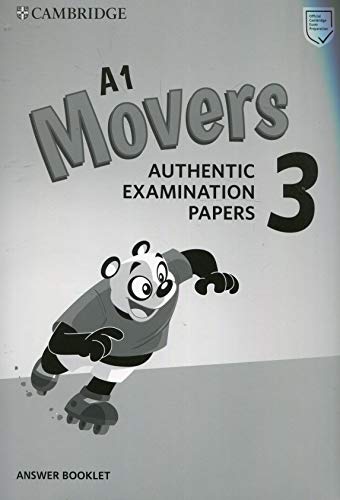 Imagen de archivo de A1 Movers 3 Answer Booklet: Authentic Examination Papers (Cambridge Young Learners English Tests) a la venta por Books Unplugged