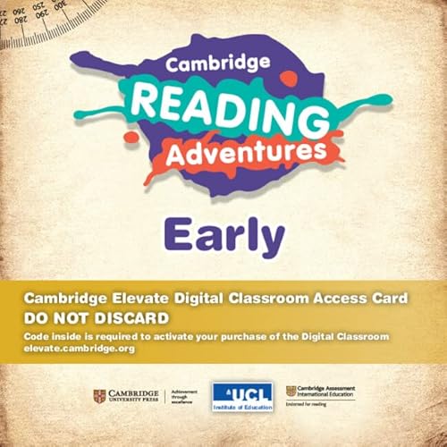 Stock image for Cambridge Reading Adventures Pink A to Blue Bands Early Cambridge Elevate Digital Classroom Access Card (1 Year) Bodman, Sue and Franklin, Glen for sale by Copernicolibri