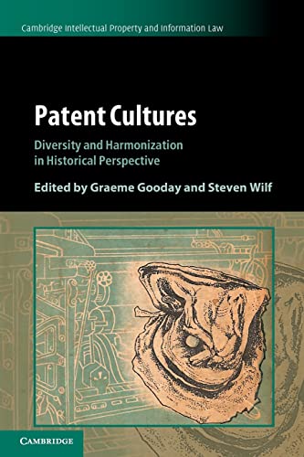 Imagen de archivo de Patent Cultures (Cambridge Intellectual Property and Information Law, Series Number 52) a la venta por Prior Books Ltd
