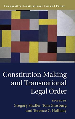 Beispielbild fr CONSTITUTION MAKING AND TRANSNATIONAL LEGAL ORDER zum Verkauf von Second Story Books, ABAA