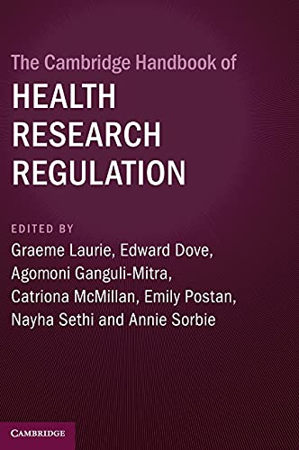 Stock image for The Cambridge Handbook of Health Research Regulation Cambridge Law Handbooks for sale by PBShop.store US