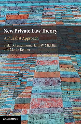 Stock image for New Private Law Theory: A Pluralist Approach for sale by Books Unplugged