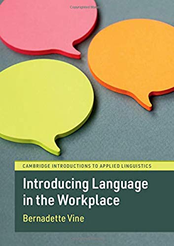 9781108498944: Introducing Language in the Workplace