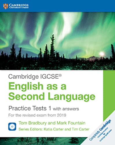 Stock image for Cambridge IGCSE English as a Second Language Practice Tests 1 with Answers and Audio CDs (2): For the Revised Exam from 2019 (Cambridge International IGCSE) for sale by Reuseabook