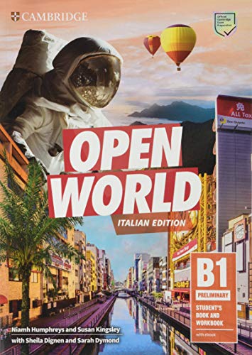 Imagen de archivo de Open World Preliminary Student's Book and Workbook with ebook: Italian Edition a la venta por AMM Books