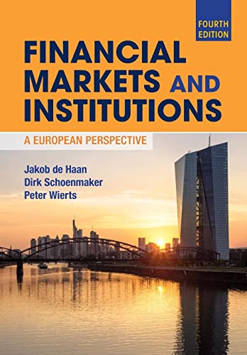 Beispielbild fr Financial Markets and Institutions : A European Perspective zum Verkauf von Better World Books
