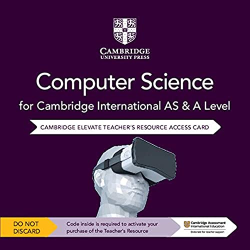 Beispielbild fr Cambridge International AS & A Level Computer Science Elevate Teacher's Resource Access Card zum Verkauf von Monster Bookshop
