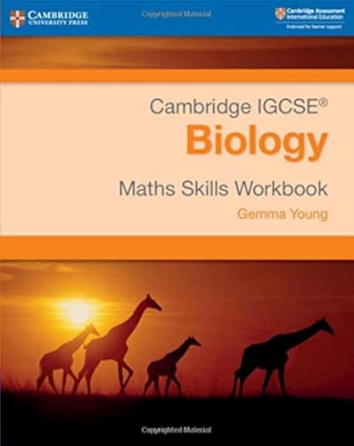 Immagine stock per Cambridge IGCSE. Biology. Math skills for Cambridge IGCSE. Biology workbook. Per le Scuole superiori. Con espansione online