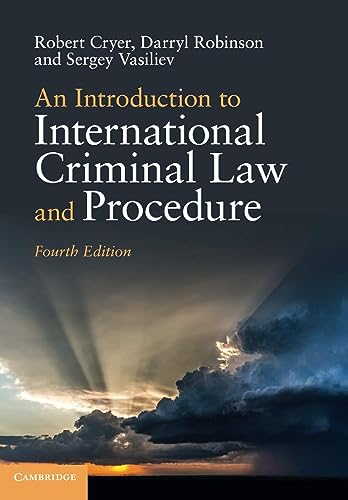 Stock image for An Introduction to International Criminal Law and Procedure for sale by BooksRun