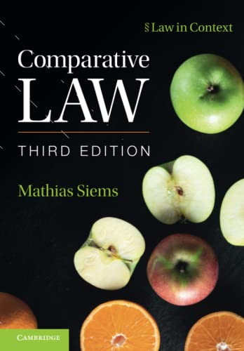 

Comparative Law (Law in Context)