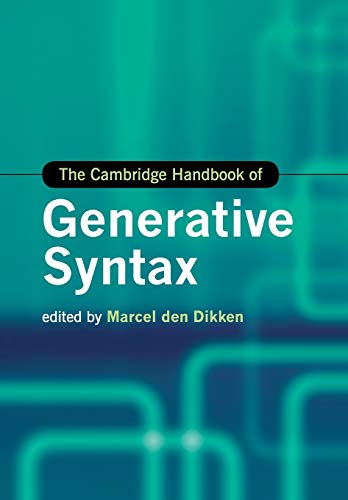 Stock image for The Cambridge Handbook of Generative Syntax for sale by Ria Christie Collections