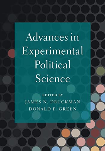 Stock image for Advances in Experimental Political Science for sale by GF Books, Inc.