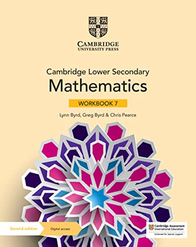 Beispielbild fr Cambridge Lower Secondary Mathematics Workbook 7 with Digital Access (1 Year) (Cambridge Lower Secondary Maths) zum Verkauf von AMM Books