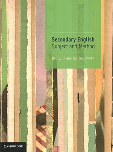 Beispielbild fr Secondary English: Subject and Method zum Verkauf von Prior Books Ltd