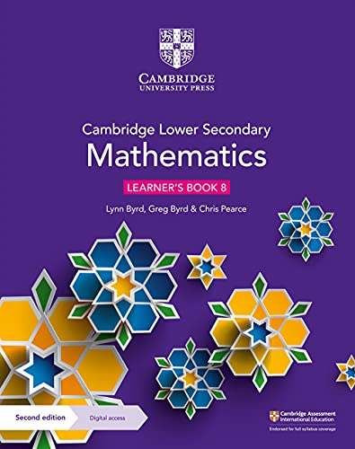 Beispielbild fr Cambridge Lower Secondary Mathematics Learner's Book 8 with Digital Access (1 Year) (Cambridge Lower Secondary Maths) zum Verkauf von AwesomeBooks