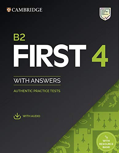 9781108780148: B2 First Level 4. Student's Book with Answers with Audio with Resource Bank: Authentic Practice Tests