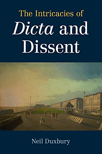 Beispielbild fr The Intricacies of Dicta and Dissent zum Verkauf von Books Unplugged