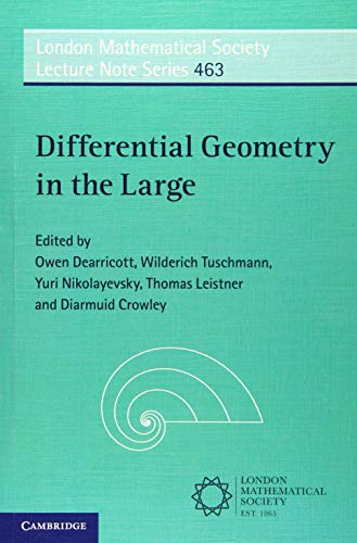 Beispielbild fr Differential Geometry in the Large zum Verkauf von Blackwell's