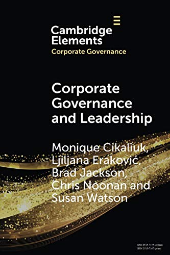 Imagen de archivo de Corporate Governance and Leadership: The Board as the Nexus of Leadership-in-Governance (Elements in Corporate Governance) a la venta por Books Unplugged