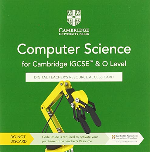 Beispielbild fr Cambridge IGCSE? and O Level Computer Science Digital Teacher's Resource Access Card (Cambridge International IGCSE) zum Verkauf von Brook Bookstore