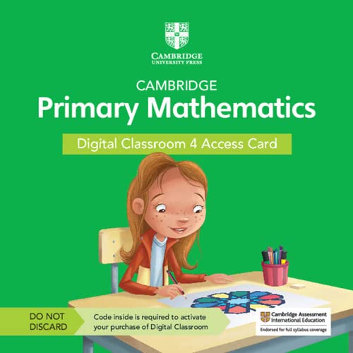 9781108824514: Cambridge primary mathematics. Stages 1-6. Digital classroom 4. Per la Scuola elementare. Con Contenuto digitale per accesso on line