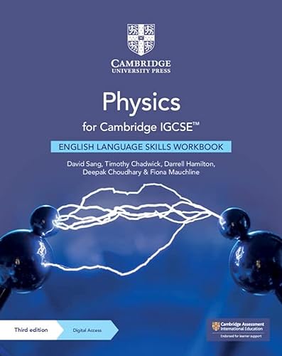 Imagen de archivo de Physics for Cambridge IGCSE  English Language Skills Workbook with Digital Access (2 Years) (Cambridge International IGCSE) a la venta por WorldofBooks