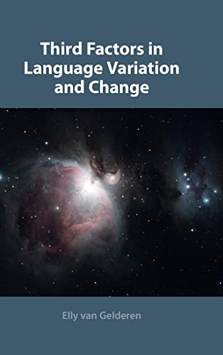 9781108831161: Third Factors in Language Variation and Change