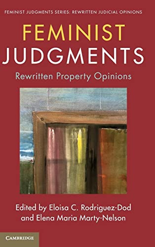 Imagen de archivo de Feminist Judgments: Rewritten Property Opinions a la venta por Brook Bookstore On Demand
