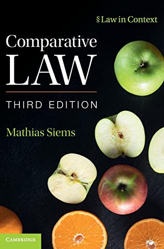 Imagen de archivo de Comparative Law (Law in Context) a la venta por Brook Bookstore