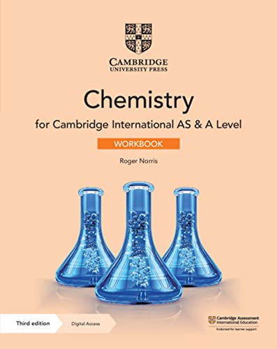Stock image for Cambridge International AS & A Level Chemistry Workbook with Digital Access (2 Years) for sale by GF Books, Inc.