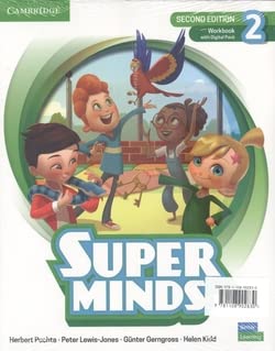 Imagen de archivo de Super Minds Level 2 Workbook With Super Practice Book and Digital Pack British English a la venta por Blackwell's