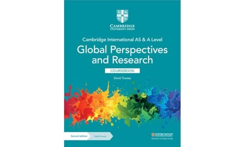 Beispielbild fr Cambridge International AS & A Level Global Perspectives & Research Coursebook with Digital Access (2 Years) zum Verkauf von AMM Books