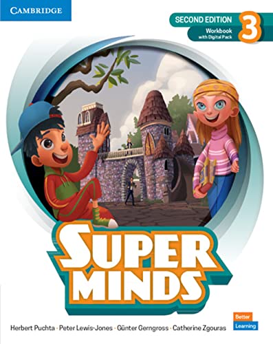 Imagen de archivo de Super Minds Level 3 Workbook with Digital Pack British English a la venta por AMM Books